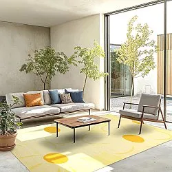 Tapete Wilton - Honfleur (amarelo/multi)