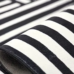 Tapete Wilton - Joma (preto/branco)