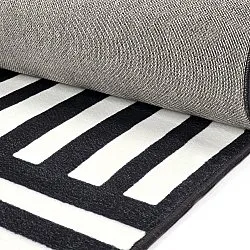Tapete Wilton - Joma (preto/branco)