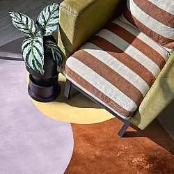 Tapete redondo - Lazio (champanhe)