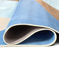 Tapete Wilton - Leiden (azul/marrom)