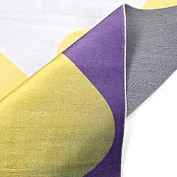 Tapete Wilton - Leiden (amarelo/roxo)