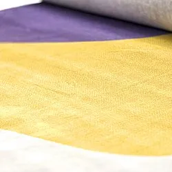 Tapete Wilton - Leiden (amarelo/roxo)