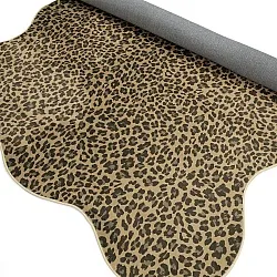 Valovita preproga Wilton - Leopard (marrom)