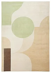 Tapete Wilton - Levin (verde/creme)