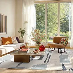 Tapete Wilton - Lucerne (cinza/multi)