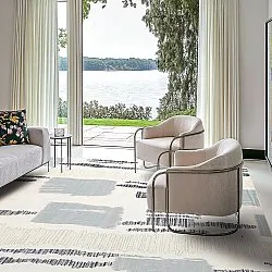 Tapete Wilton - Lucerne (cinza/multi)