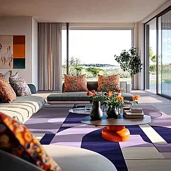 Tapete Wilton - Nysa (roxo/multi)