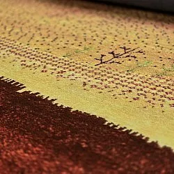 Tapete Wilton - Oia (vermelho/multi)