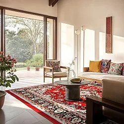 Tapete Wilton - Peking (vermelho)