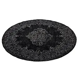 Tapete redondo - Peking (preto)