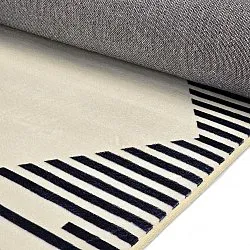 Tapete Wilton - Pucon (preto/creme)