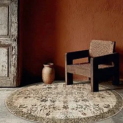 Tapete redondo - Rosalie (marrom)