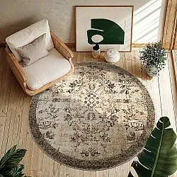 Tapete redondo - Rosalie (marrom)