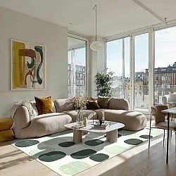 Tapete Wilton - Sapa (verde/cinza)