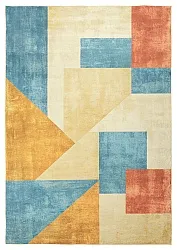 Tapete Wilton - Sarina (creme/azul/multi)