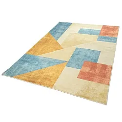 Tapete Wilton - Sarina (creme/azul/multi)
