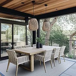 Tapete para interior e exterior - Sortelha (azul)