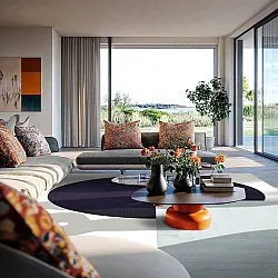 Tapete Wilton - Taos (branco/preto/cinza)