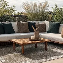 Tapete para interior e exterior - Brussels Weave (cinza)