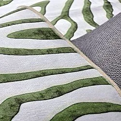 Tapete Wilton - Zebra (verde)