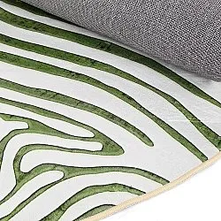 Tapete redondo - Zebra (verde)