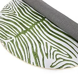 Tapete redondo - Zebra (verde)