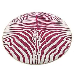 Tapete redondo - Zebra (rosa)