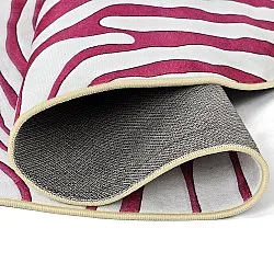 Tapete redondo - Zebra (rosa)