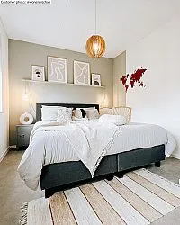 Tapete de retalhos - Julia (bege)