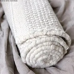 Tapete de lã - Coastal (branco)