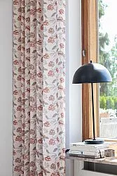 Cortinas - Cortina de algodão Wreath (rosa)