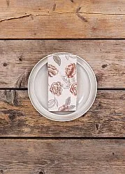 Guardanapos de tecido - conjunto de 4 Wreath (rosa)
