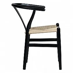 Cadeira - Alta (preto/bege) - 2 peças