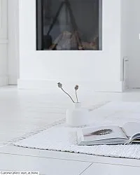 Tapete de retalhos - Silje (branco)