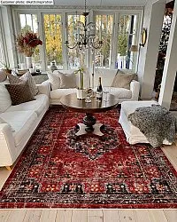 Tapete Wilton - Soussi (vermelho/multicolorido)