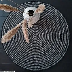 Tapete redondo - Ferragudo (antracite)