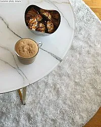 Tapetes redondos - Cosy (branco)