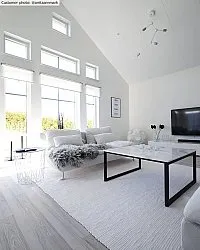 Tapete de retalhos - Silje (branco)