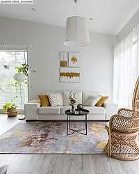 Tapete Wilton - Elena (bege/dourado)