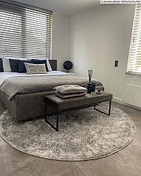 Tapetes redondos - Cosy (prata)