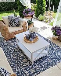 Tapete para interior e exterior - Brussels Ocean (azul)