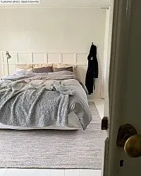 Tapete de lã - Dhurry (cinza)