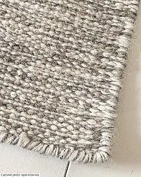 Tapete de lã - Dhurry (cinza)