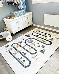 Tapete infantil - Safari road