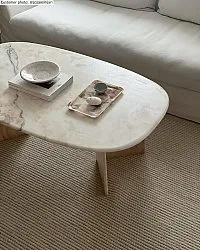 Tapete de lã - Coastal (creme)