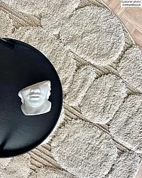 Tapetes redondos - Fondi (bege)