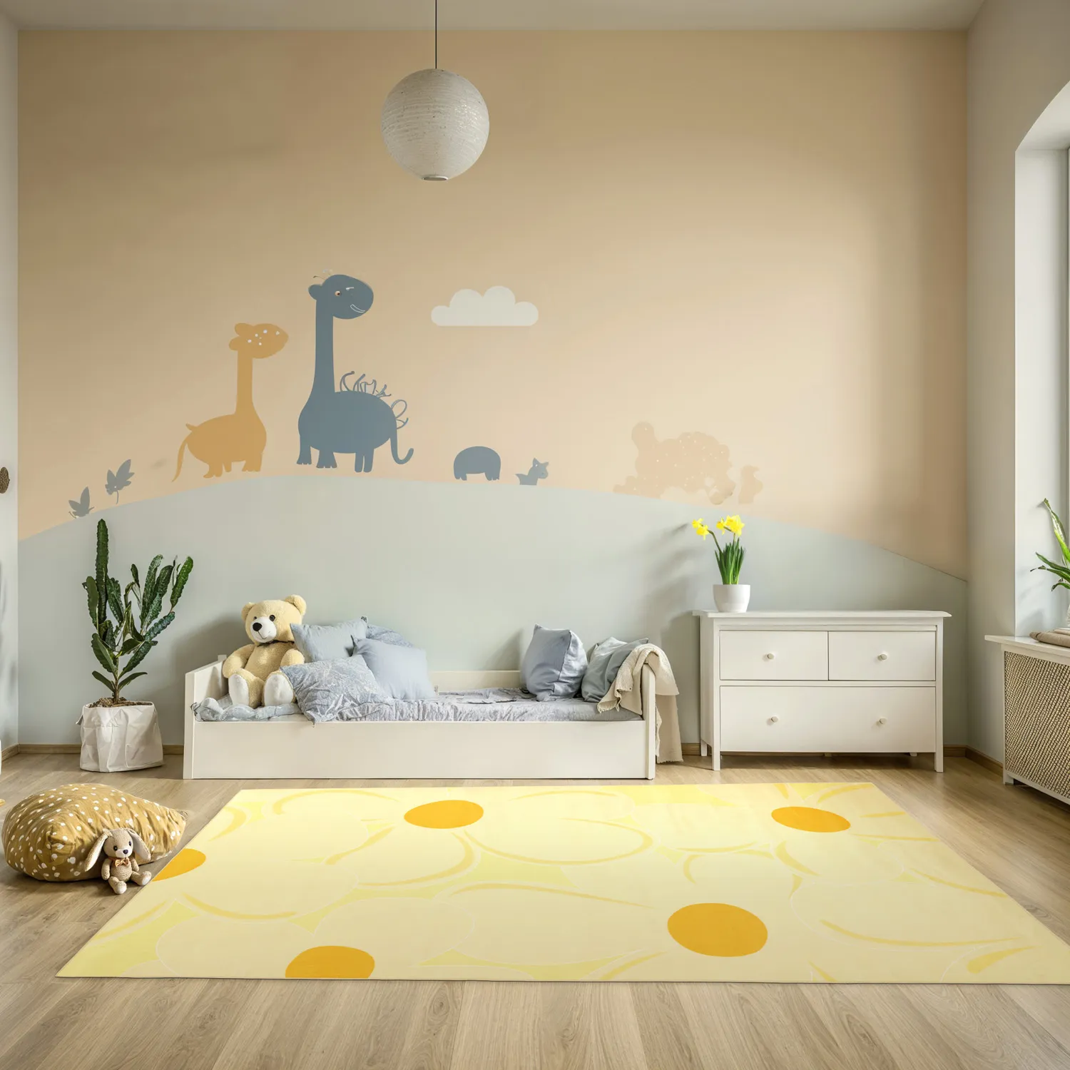 Tapete Wilton - Honfleur (amarelo/multi)