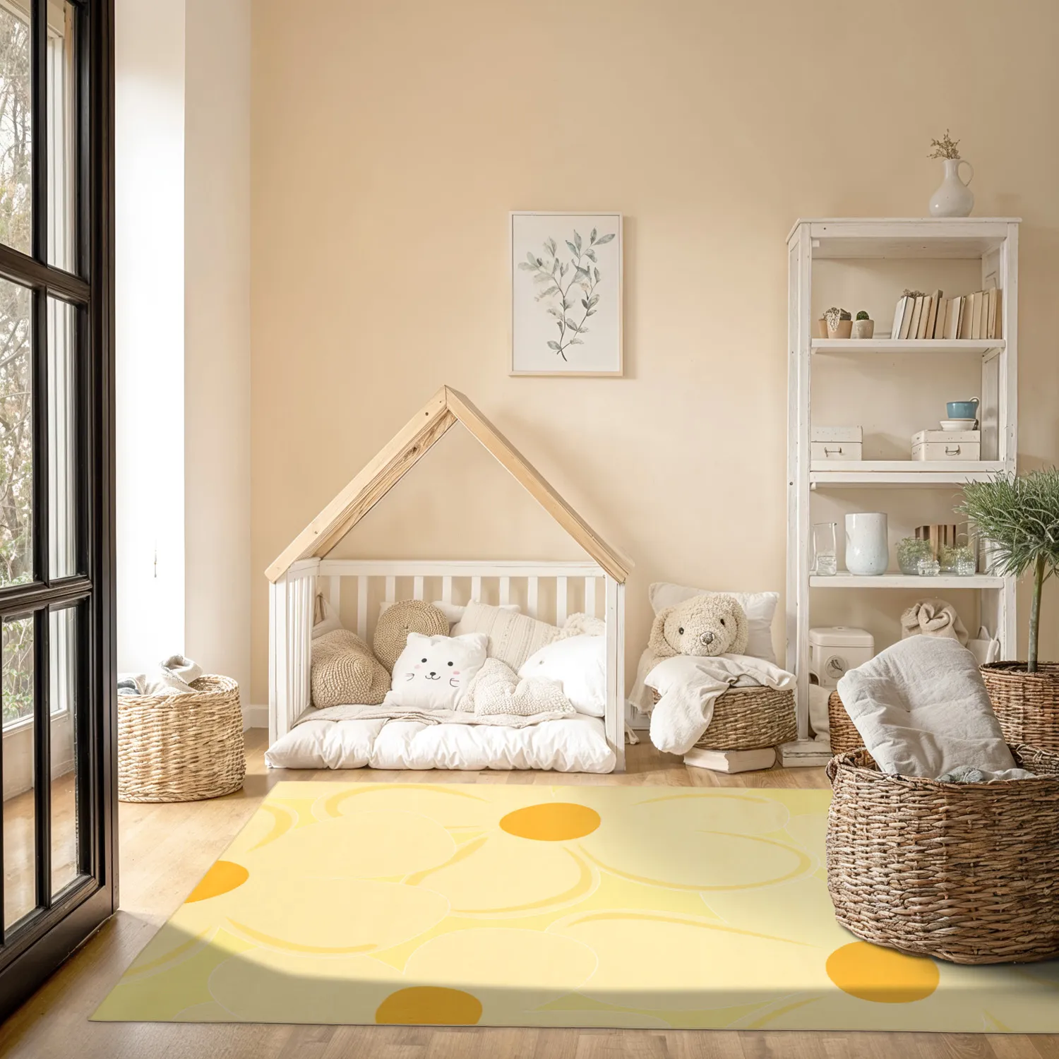 Tapete Wilton - Honfleur (amarelo/multi)