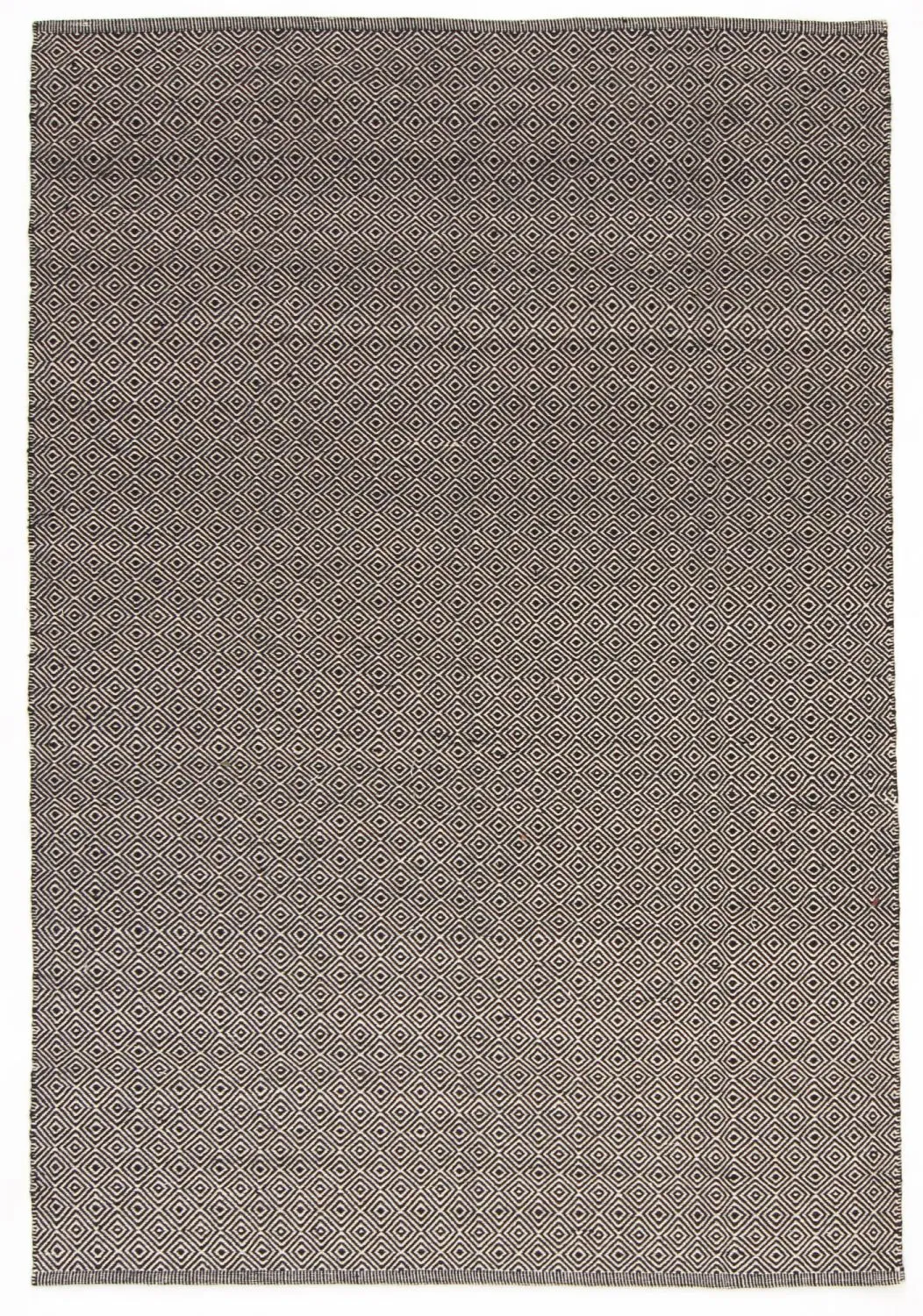 Tapete de lã - Varella (preto/branco)